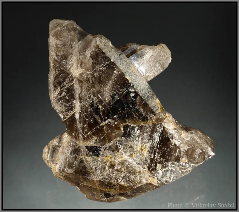 Mineral photo of Quartz (var. smoky) from locality Suky, Czech Republic