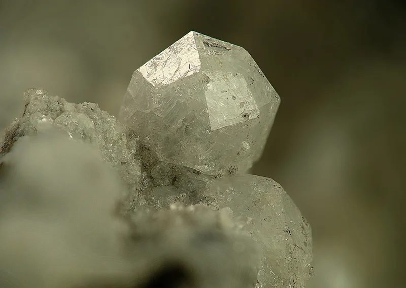 Mineral photo of Analcime from locality Těchlovice, Czech Republic