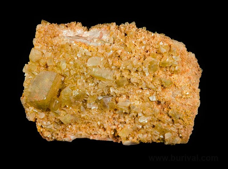 Mineral photo of Baryte, Calcite from locality Předklášteří, Dřínová, Czech Republic