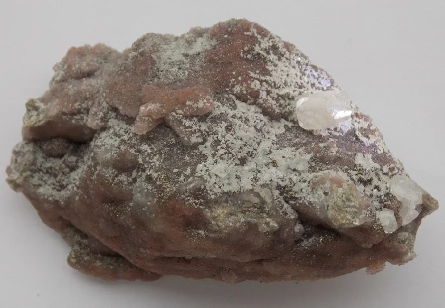 Mineral photo of Calcite, Quartz from locality Běstvina, Czech Republic
