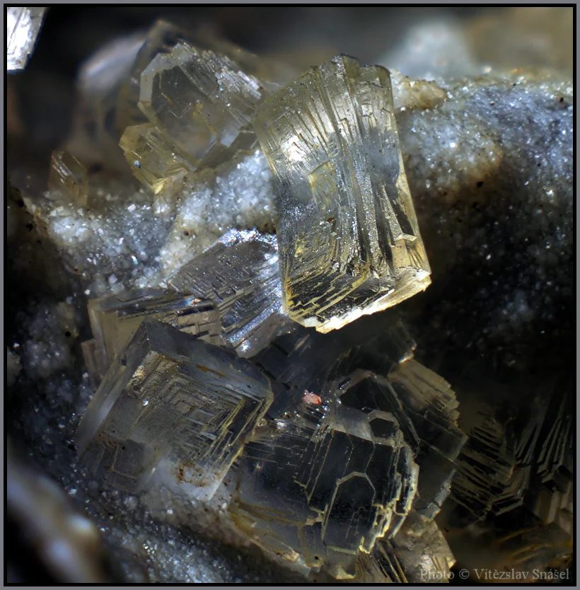 Mineral photo of Thomsonite-(Ca) from locality Pustý vrch, Folknáře, Czech Republic