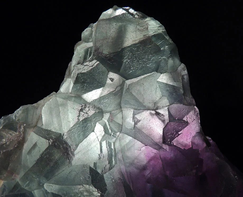 Mineral photo of Fluorite from locality Dean, Wushan, China