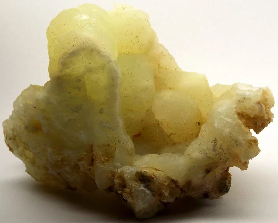 Mineral photo of Prehnite from locality Markovice, Czech Republic