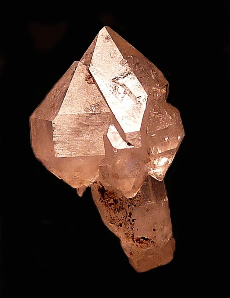 Mineral photo of Quartz (var. rock crystal) from locality Stará Ves u Bílovce, Czech Republic