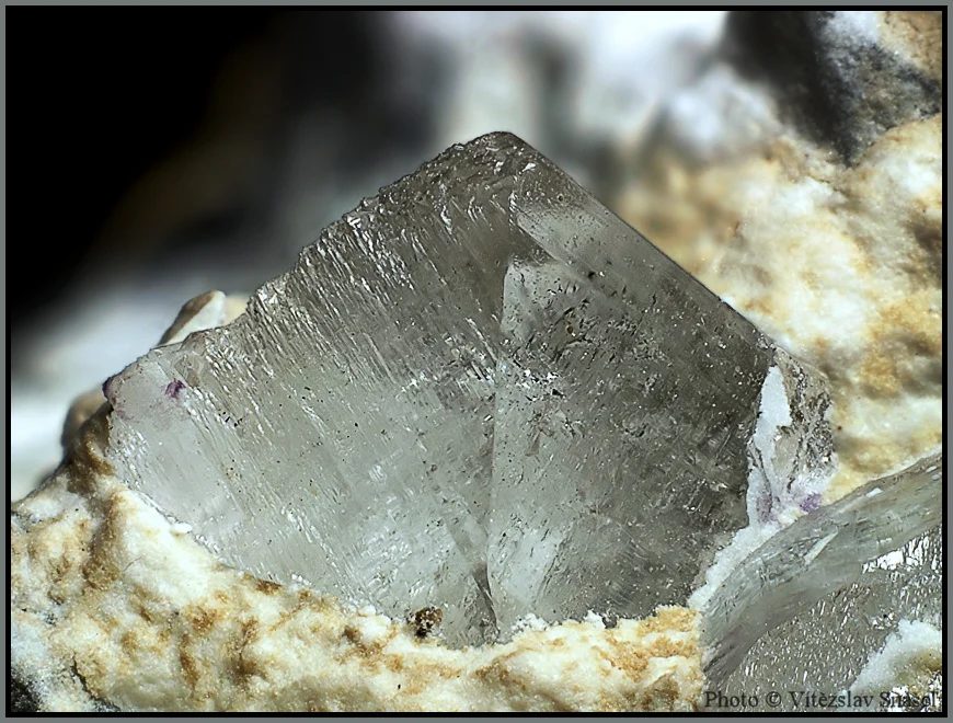 Mineral photo of Topaz from locality Krupka, Czech Republic
