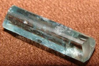Mineral photo of Beryl (var. aquamarine) from locality Hutag Ull Ord, Mongolia