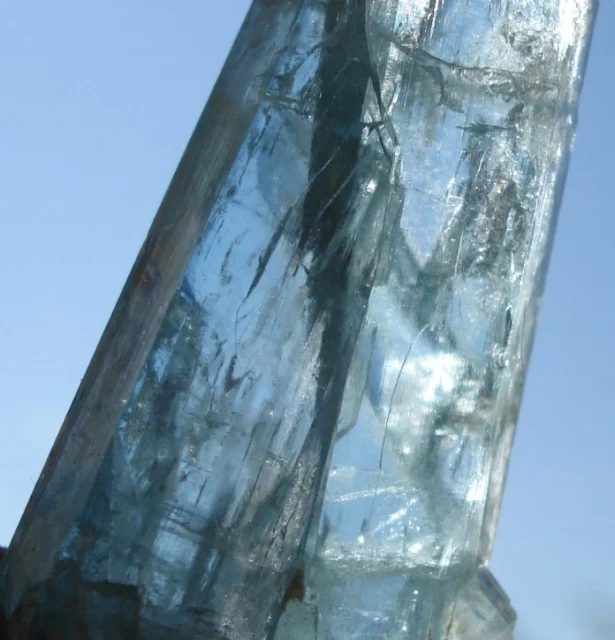 Mineral photo of Beryl (var. aquamarine) from locality Hutag Ull Ord, Mongolia