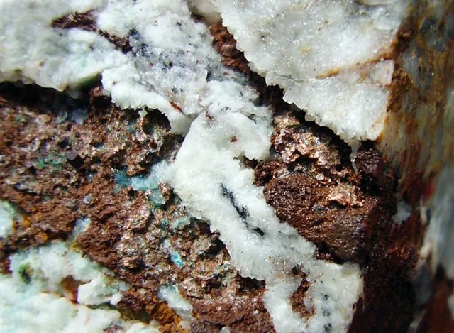 Mineral photo of Copper from locality Borovec, Czech Republic