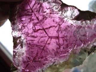 Mineral photo of Elbaite (var. rubellite) from locality Malkhan, Russia
