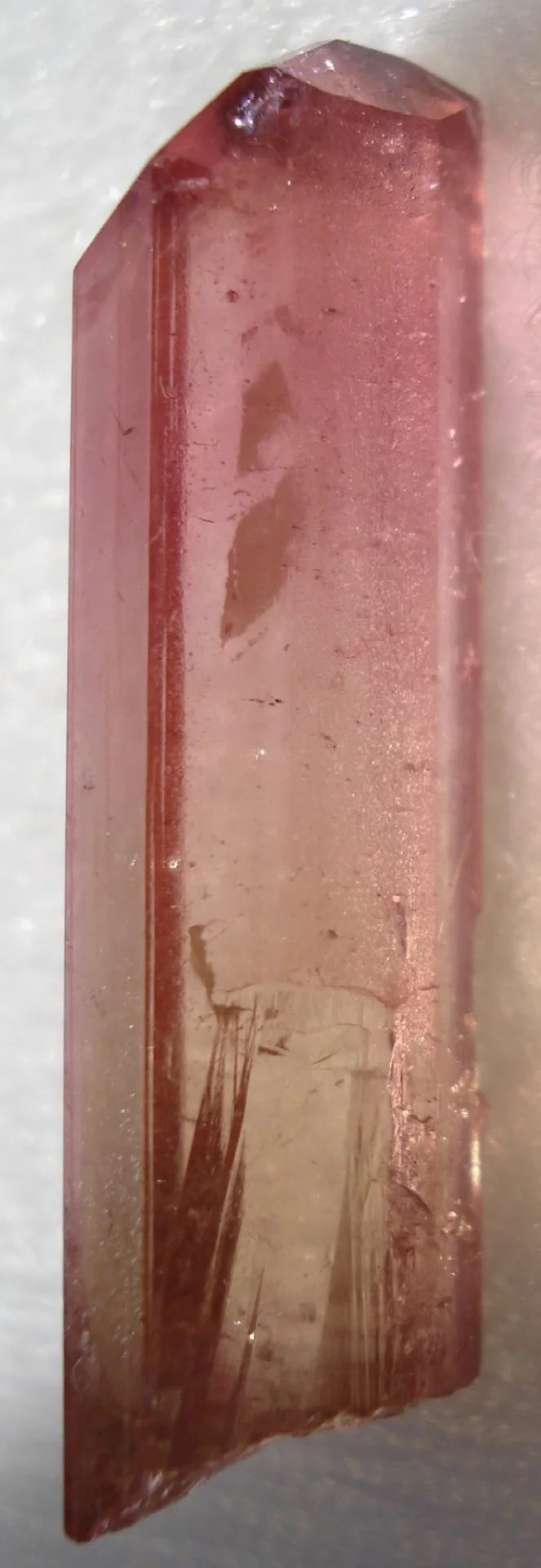 Mineral photo of Elbaite (var. rubellite) from locality Malkhan, Russia
