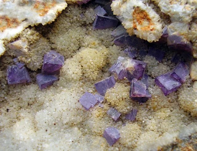 Mineral photo of Fluorite from locality Kožlí, Czech Republic