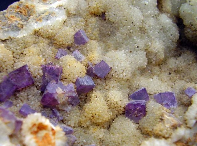 Mineral photo of Fluorite from locality Kožlí, Czech Republic