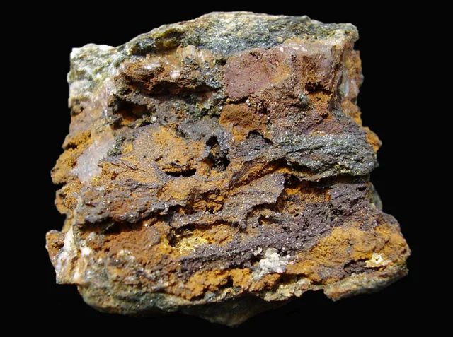 Mineral photo of Chlorite, Magnetite from locality Brno, Kohoutovice, Czech Republic