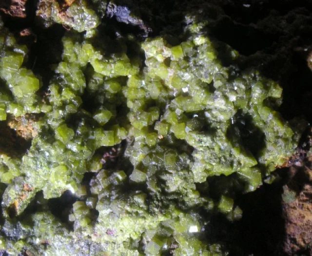 Mineral photo of Pyromorphite from locality Příbram, Czech Republic