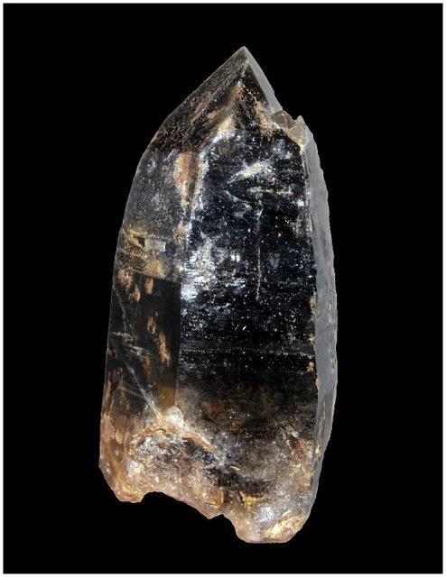 Mineral photo of Quartz (var. smoky) from locality Sklené, Czech Republic