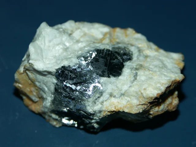 Mineral photo of Galena from locality Komárovice, Czech Republic