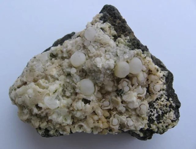 Mineral photo of Prehnite from locality Markovice, Czech Republic