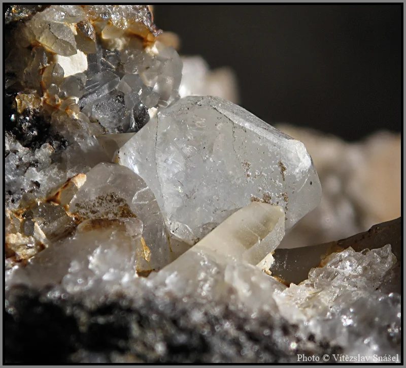 Mineral photo of Topaz from locality Krupka, Czech Republic