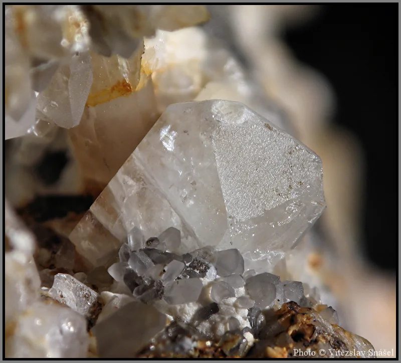 Mineral photo of Topaz from locality Krupka, Czech Republic