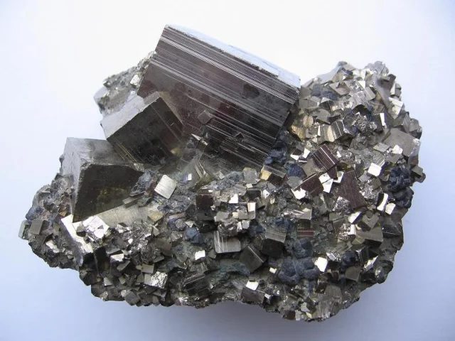 Mineral photo of Pyrite from locality Grosseto, Italy