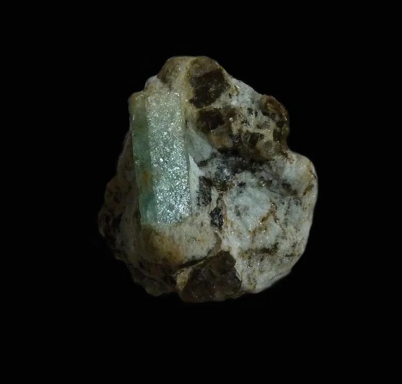 Mineral photo of Beryl from locality Maršíkov, Czech Republic