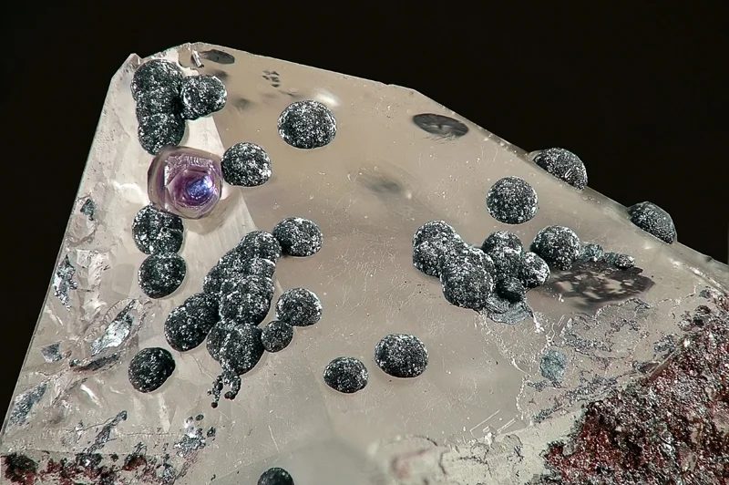 Mineral photo of Hematite from locality Krupka, Czech Republic