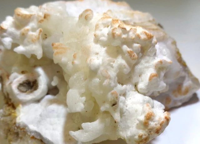 Mineral photo of Aragonite from locality Dřínová, Czech Republic