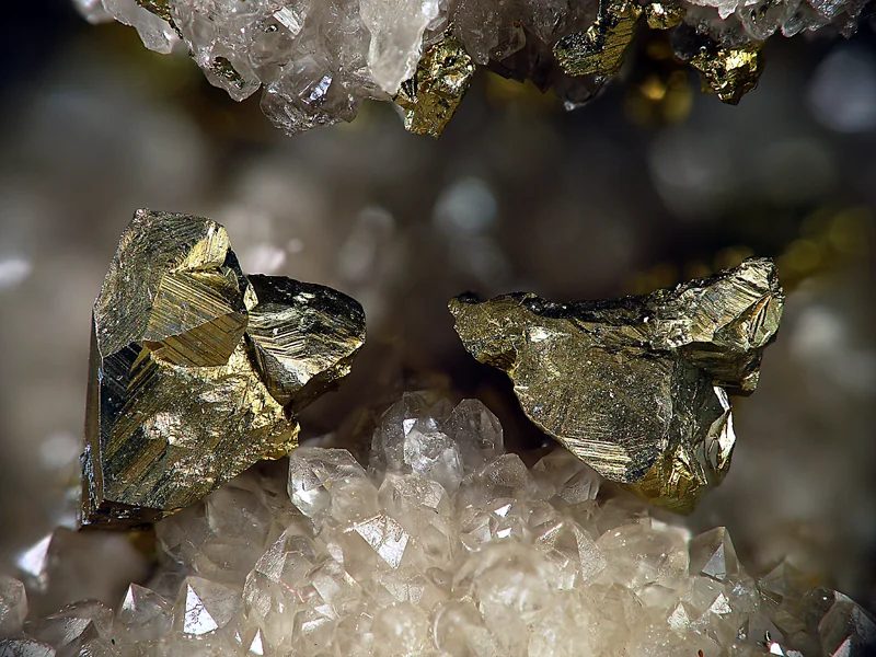 Mineral photo of Chalcopyrite from locality Zálesí, Czech Republic
