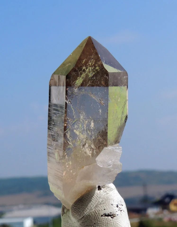 Mineral photo of Quartz from locality Mt. Blanc Massif, France