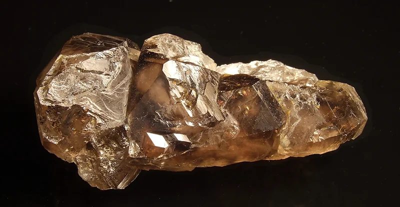 Mineral photo of Quartz (var. smoky) from locality Dolní Bory, Czech Republic