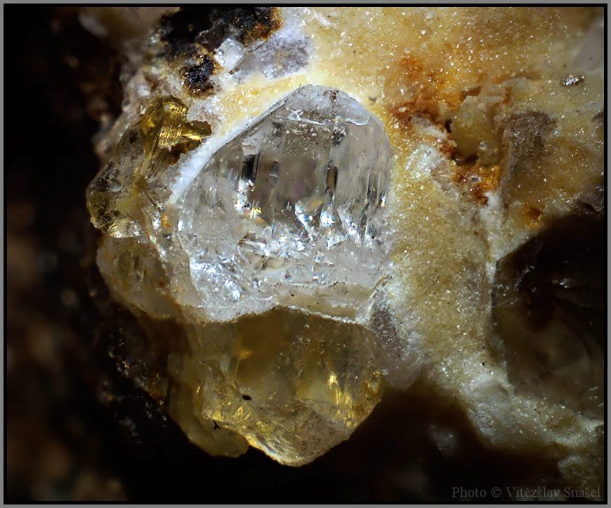 Mineral photo of Topaz from locality Krupka, Czech Republic