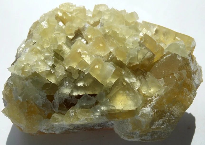 Mineral photo of Fluorite from locality Běstvina, Czech Republic