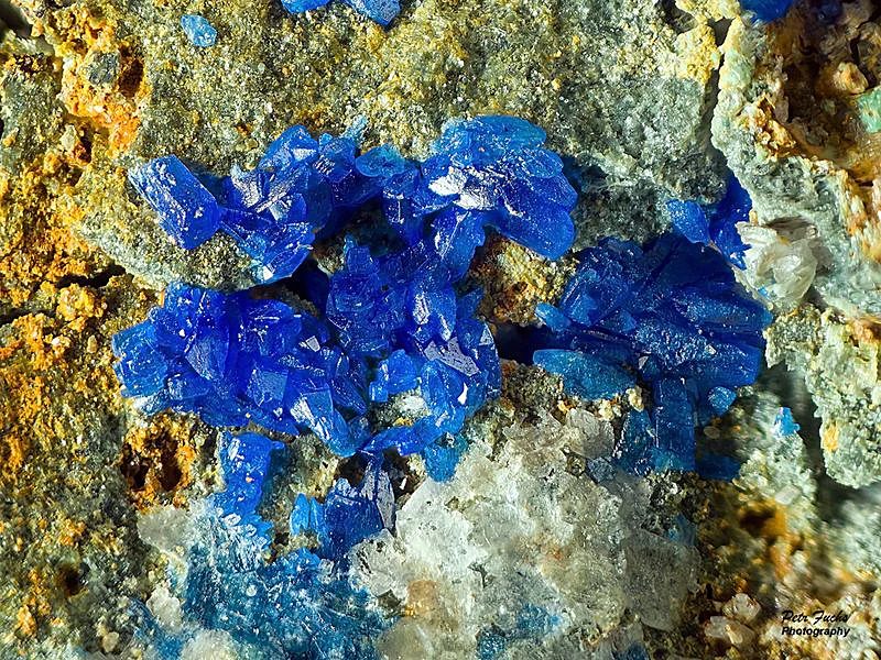 Mineral photo of Linarite from locality Krupka, Czech Republic