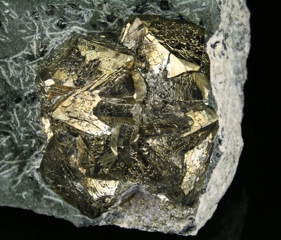 Mineral photo of Pyrite from locality Mirošov, Czech Republic