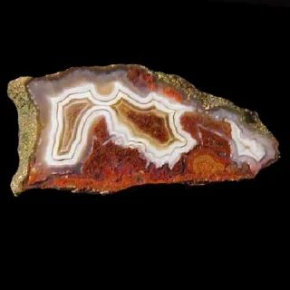 Mineral photo of Agate from locality Doubravice, Czech Republic