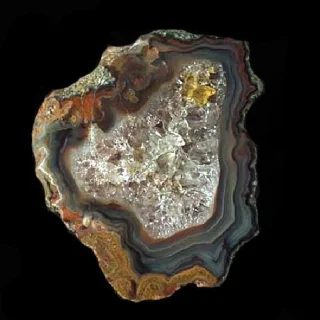 Mineral photo of Agate from locality Železnice, Czech Republic