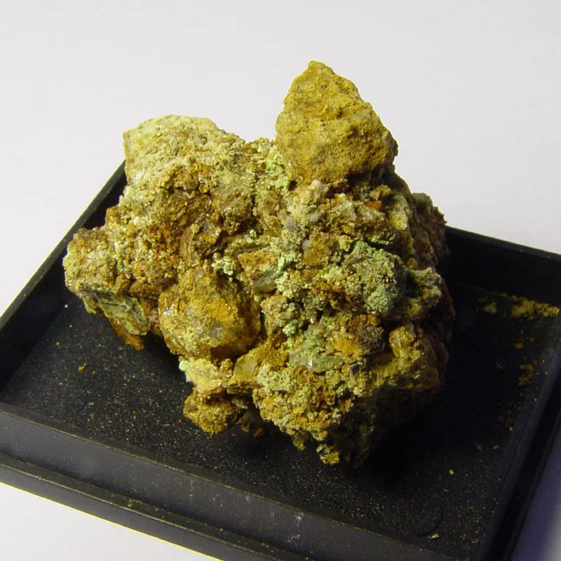Mineral photo of Cuprosklodowskite from locality Jáchymov, Czech Republic