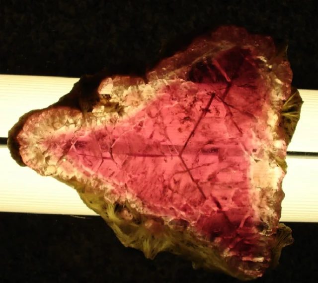 Mineral photo of Elbaite (var. rubellite) from locality Malkhan, Russia