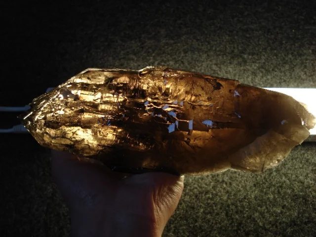 Mineral photo of Quartz (var. smoky) from locality Teofilo Otoni, Brazil