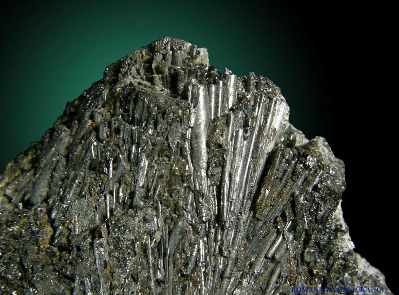 Mineral photo of Cylindrite from locality Santa Cruz Mine, Poopó, Oruro Dep., Bolivia