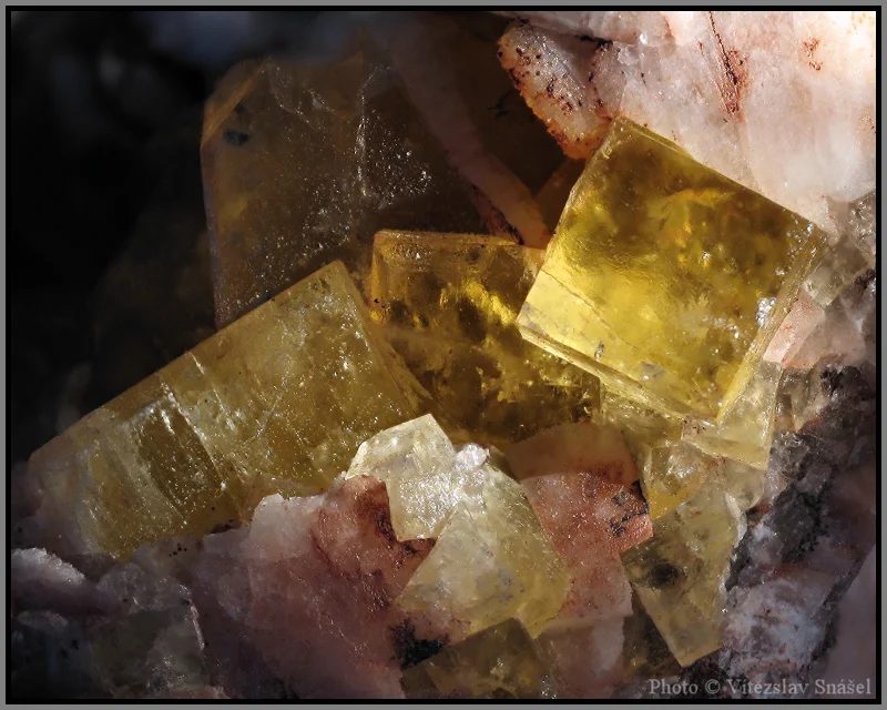 Mineral photo of Fluorite from locality Předklášteří, Dřínová, Czech Republic