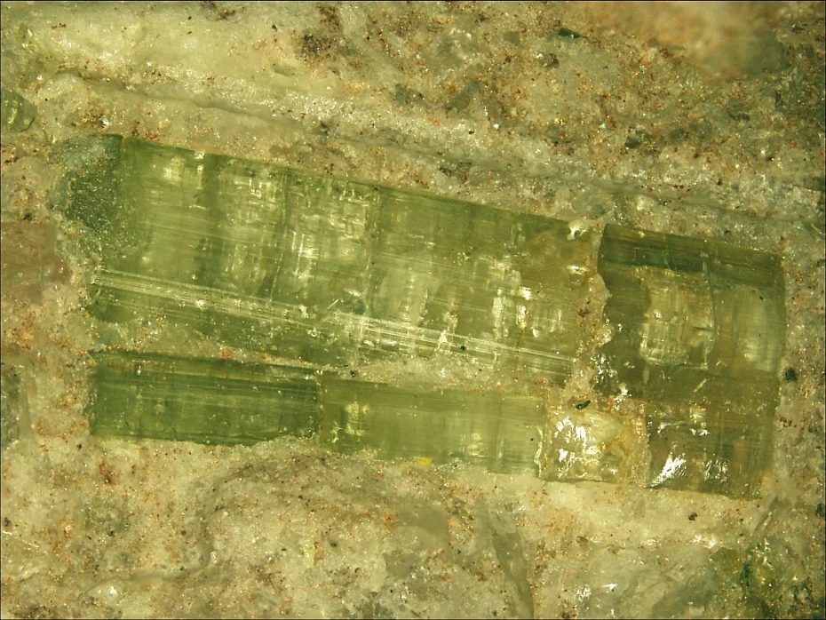 Elbaite (var. verdelite)