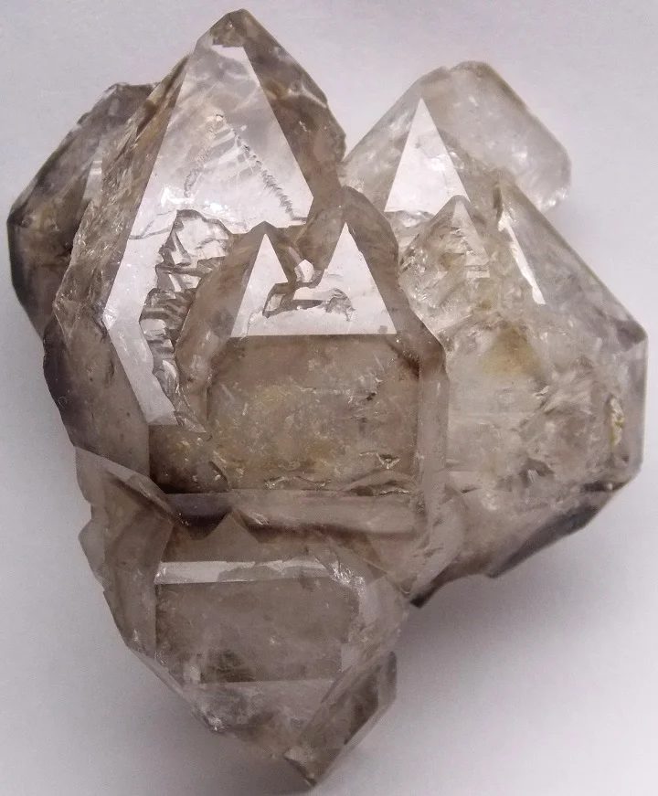 Mineral photo of Quartz (var. smoky) from locality Dolní Bory, Czech Republic