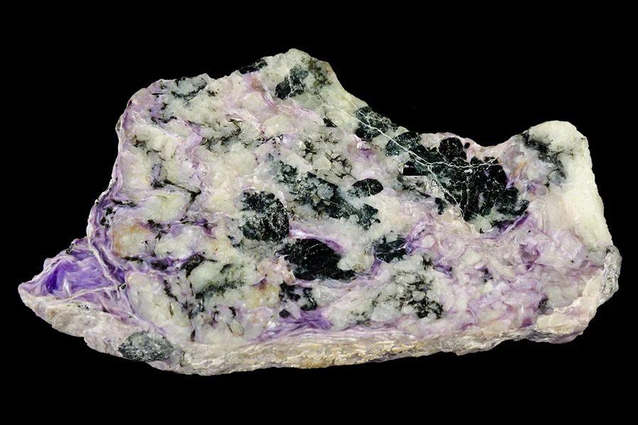 Aegirine, Charoite, Tinaksite