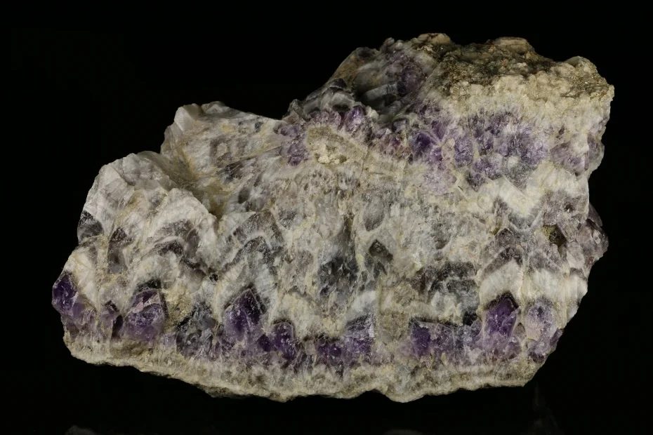 Mineral photo of Quartz (var. amethyst) from locality Bochovice, Czech Republic