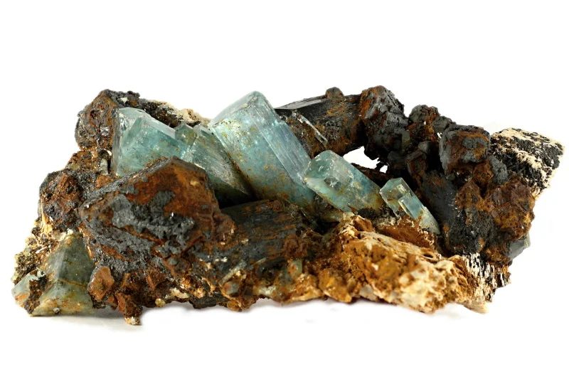 Beryl (var. aquamarine)