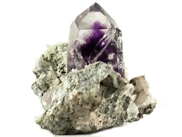 Mineral photo of Quartz (var. amethyst) from locality Brandberg, Namibia