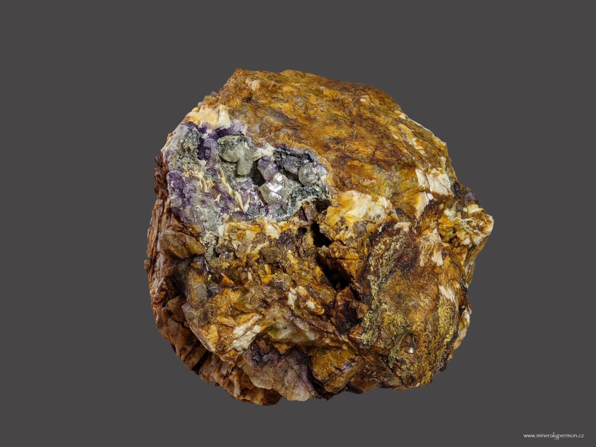 Cerussite, Fluorite