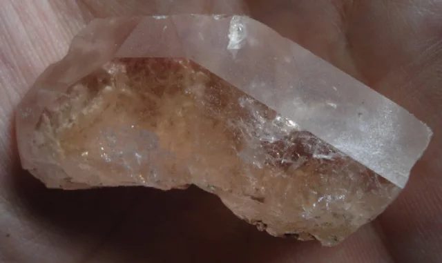Mineral photo of Beryl (var. morganite) from locality Malkhan, Russia