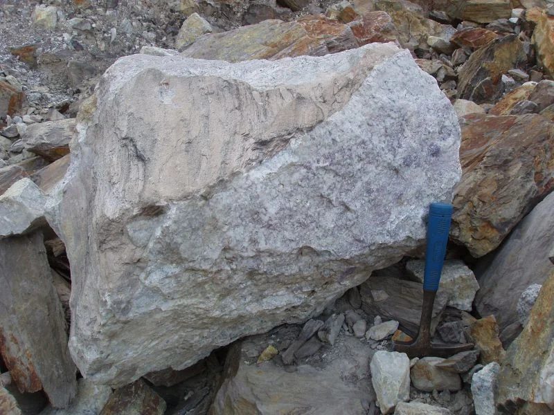 Mineral photo of Lepidolite from locality Fe-Li-Sn Deposit, La Fregeneda, Salamanca, Castile and Leon, Spain